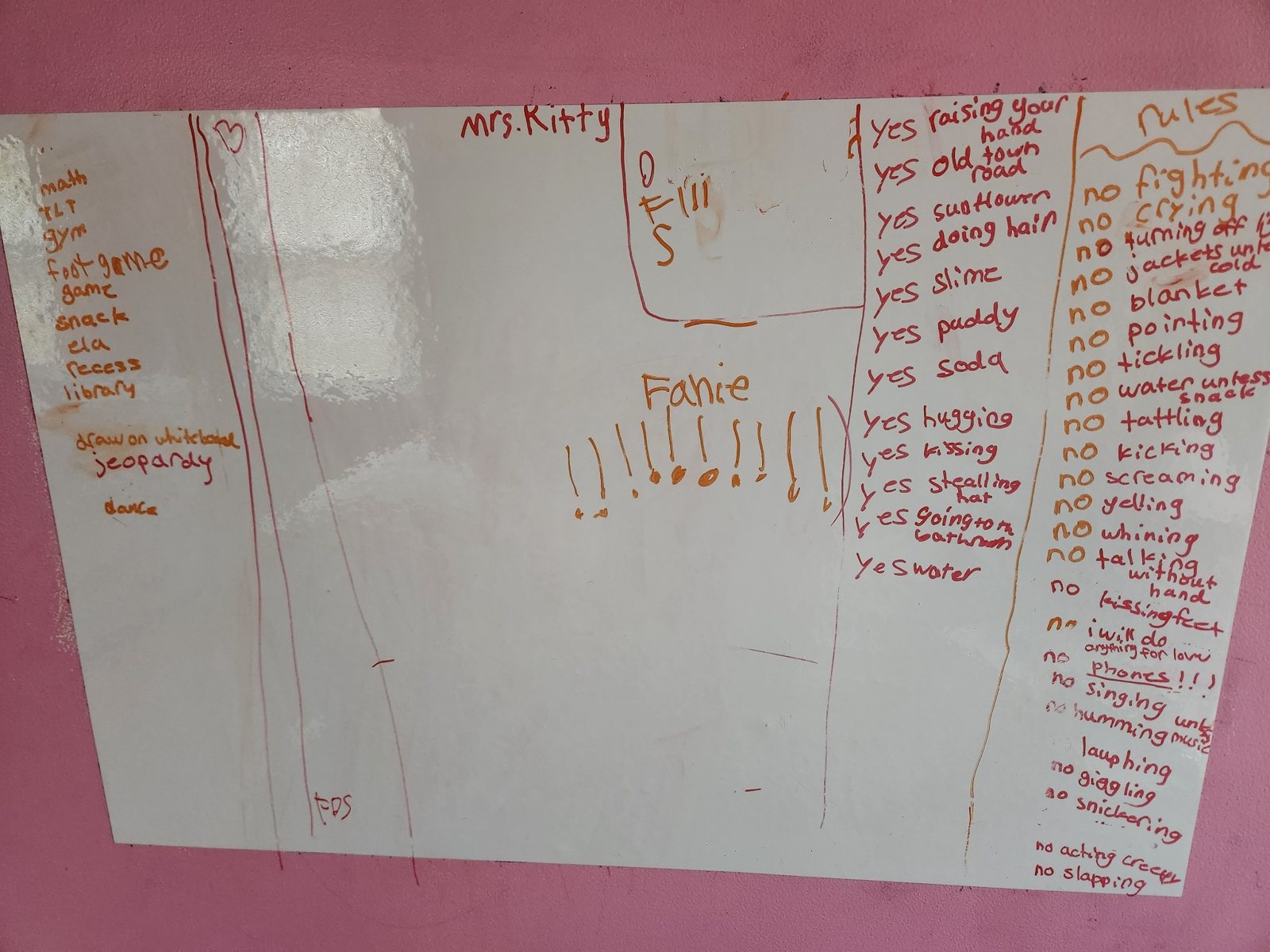 Teacher Tuesday — a classroom full of plans, games, and rules.